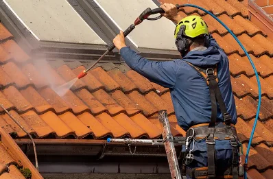Démoussage et hydrofuge de toiture à Aubarède
